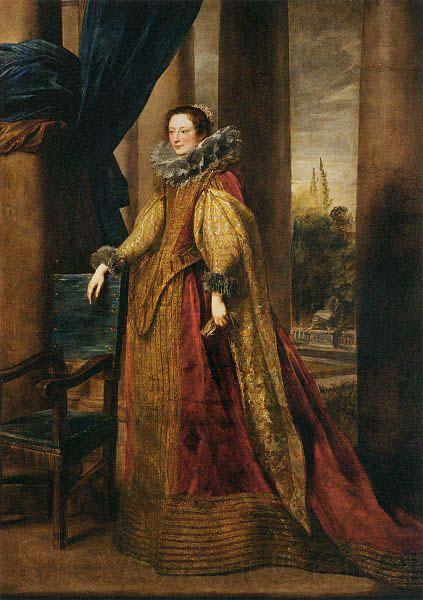 Anthony Van Dyck Portrait d'une noble genoise France oil painting art